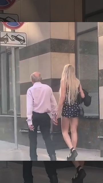 Снова Питер. Снова дед и молодая девушка.