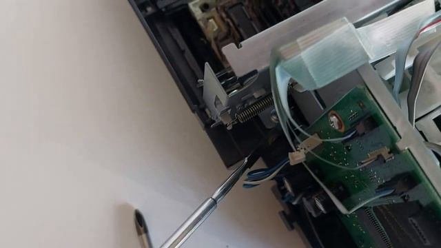 Як розібрати БФП Canon MP230. Помилка моргає 8 раз. Абсорбер