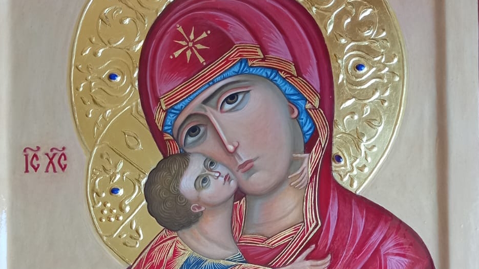 Владимирская икона Божией Матери передана в храм Архангела Михаила в д. Зарубинки Смоленской области