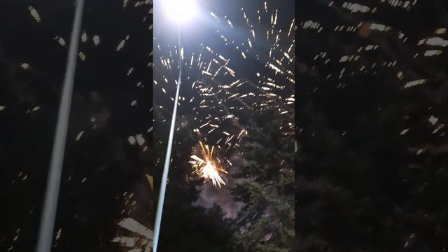 день города ,Рудный Казахстан , салют такого вы не виде