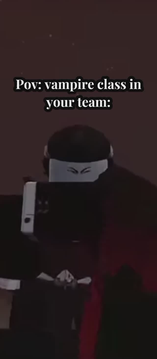Pov: vampire class in your team: #deadrails #roblox