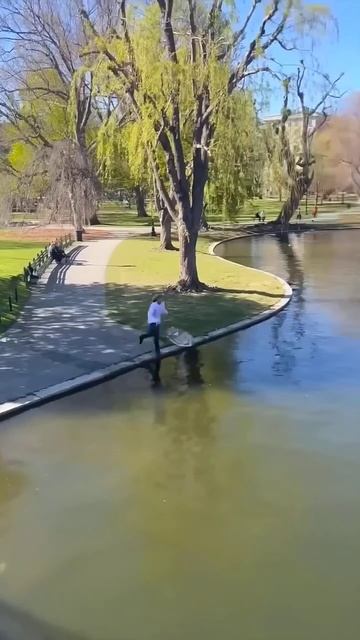 Water skating #shortsvideo