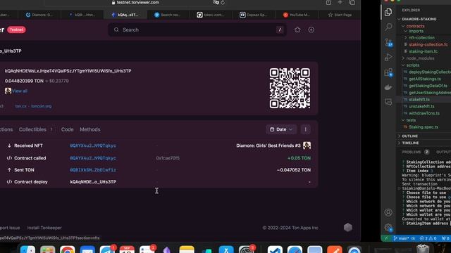 Стейкинг контракт NFT (FunC)