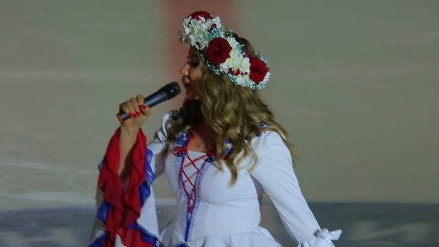 Наталия Иванвоа – Я в России (Открытие хоккейного турнира «Кубок Победы»)