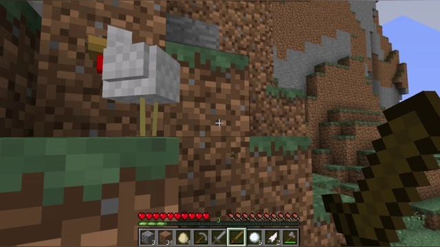Я выживаю 100 дней в minecraft 4 день (пк версия)!
