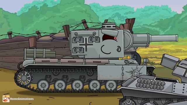 HomeAnimations – Мультики про танки  Советский богатырь ： Федор vs Фанатиков третьего рейха - Мульти
