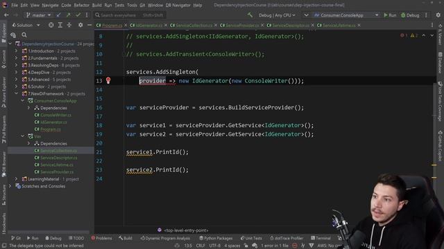75. Extending the main implementation