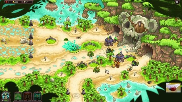 Kingdom Rush Vengeance (Безумец)  → 38. Остров Обезьян - Железное И?