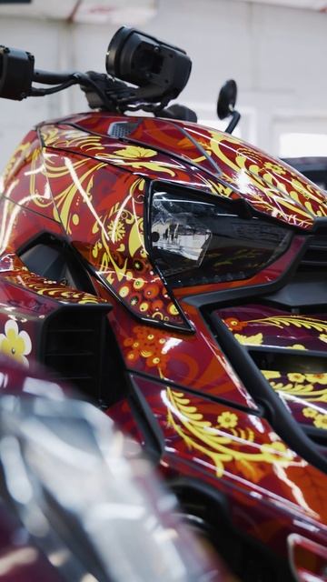Наша хохлома на трицикле BRP Can-Am Ryker 🔥