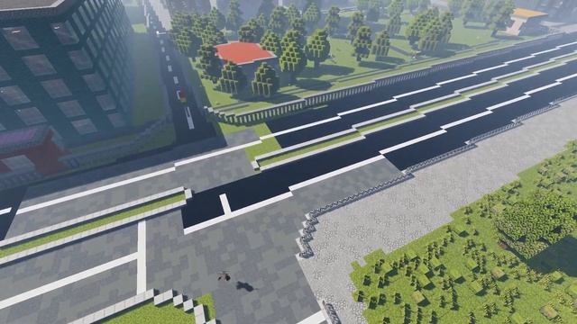 Строю Самару в Minecraft! Благоустройство парка и дороги ?