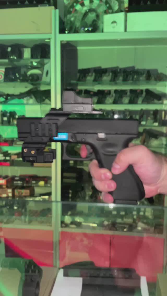 Страйкбольный пистолет WE Glock-17 Gen.3 Black