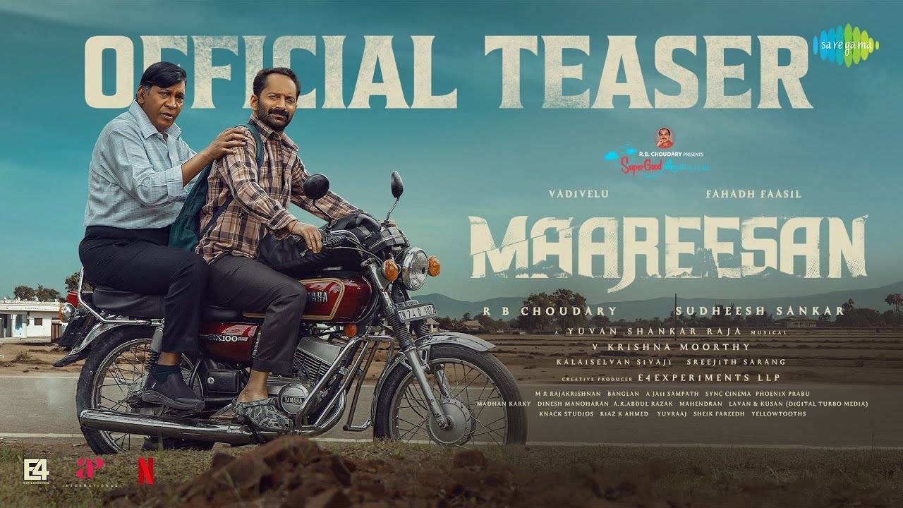 Maareesan Movie - Official Teaser | Saregama Tamil