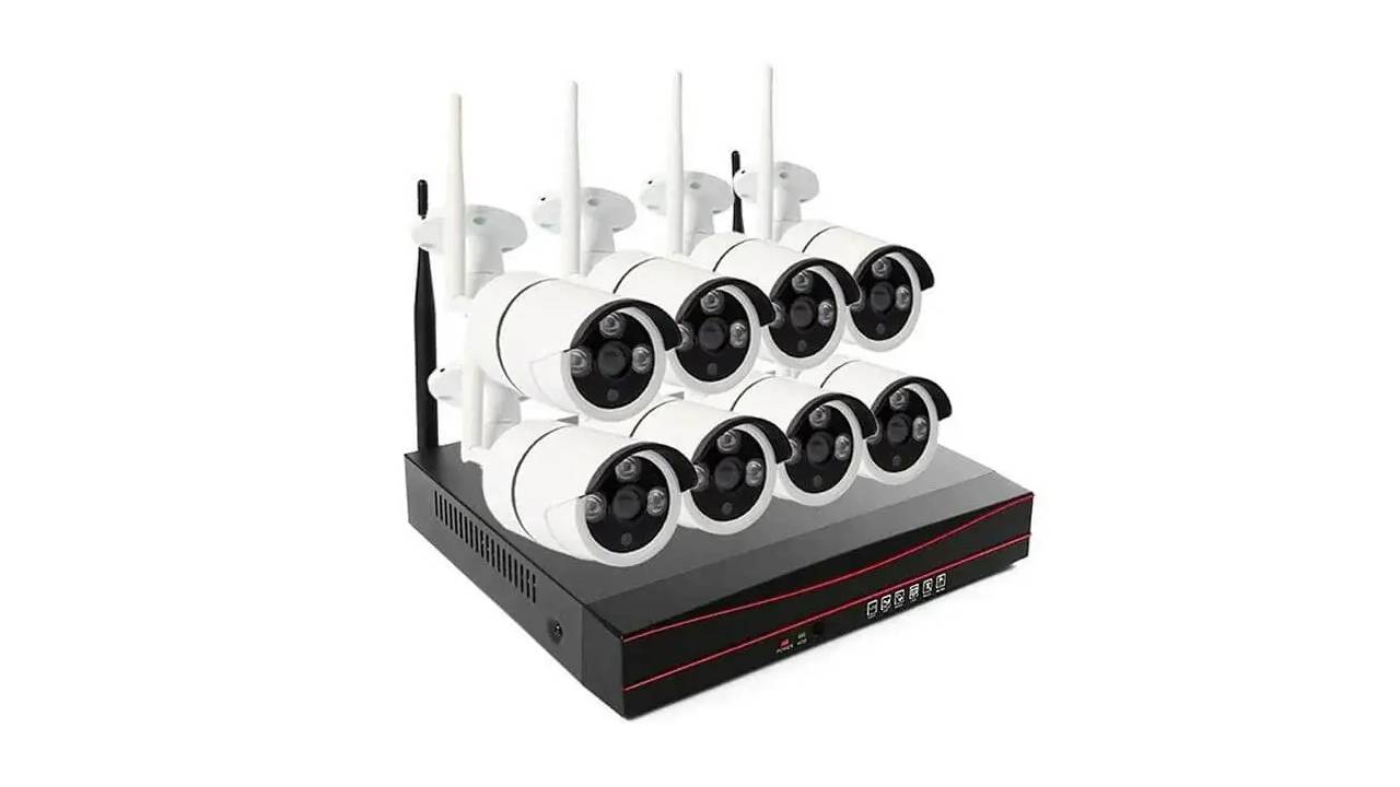 Беспроводной комплект видеонаблюдения для улицы с репитером на 8 камер Okta Vision Street — 2.0R (Lu