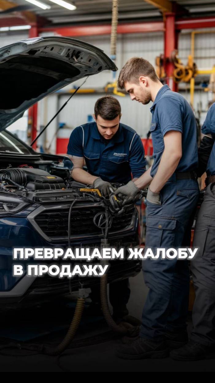 Как превратить жалобу в автосервисе в продажу