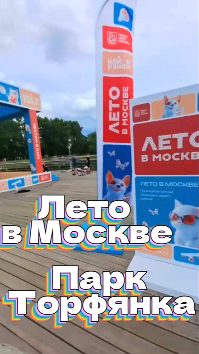 Лето в Москве. Парк  Торфянка