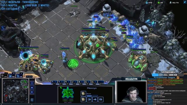 ЕВРОПЕЙСКИЙ ЛАДДЕР! | Стрим от MindelVK по StarCraft 2 LotV