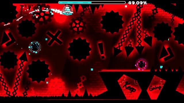 Bloodlust noclip + клики в гд! (я не знал этот уровень!)