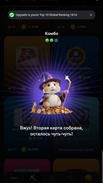 Хомяк новое комбо 18 июля хамстер комбат //hamster kombat #hamsterkombat #hamster