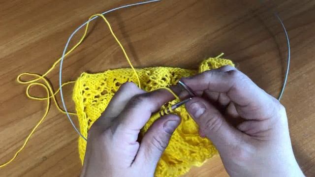 Очень красивый ажурный узор спицами для вас