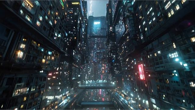 CIRCUIT RAIN | 1-часовой Dark Ambient Synth | Городской пейзаж из Blade-Runner