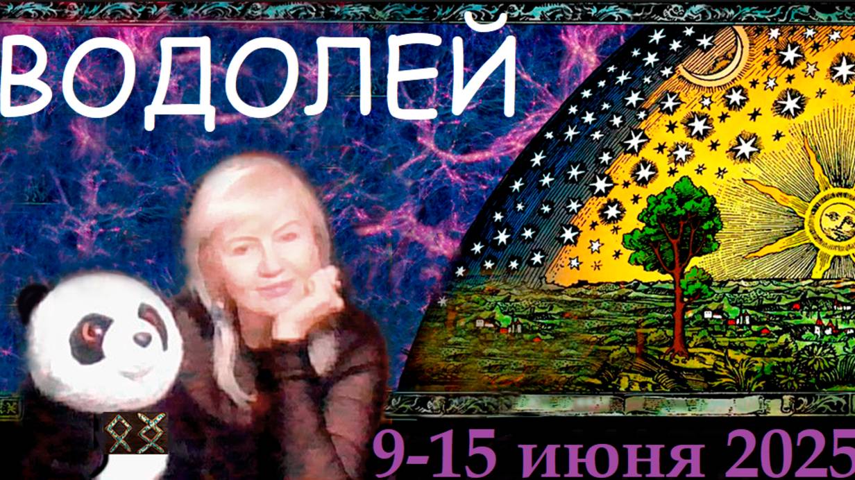 #TAROPANDAForLovers ВОДОЛЕЙ 9-15 ИЮНЯ 2025 "Извлекаете уроки"