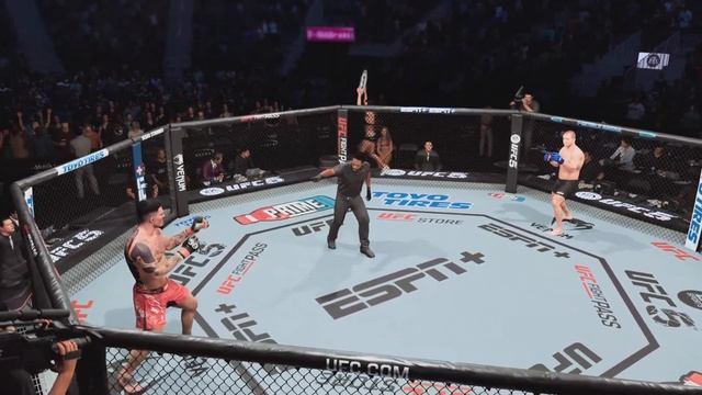 ТОМ АСПИНАЛЛ VS ФЕДОР ЕМЕЛЬЯНЕНКО UFC 5 CPU VS CPU