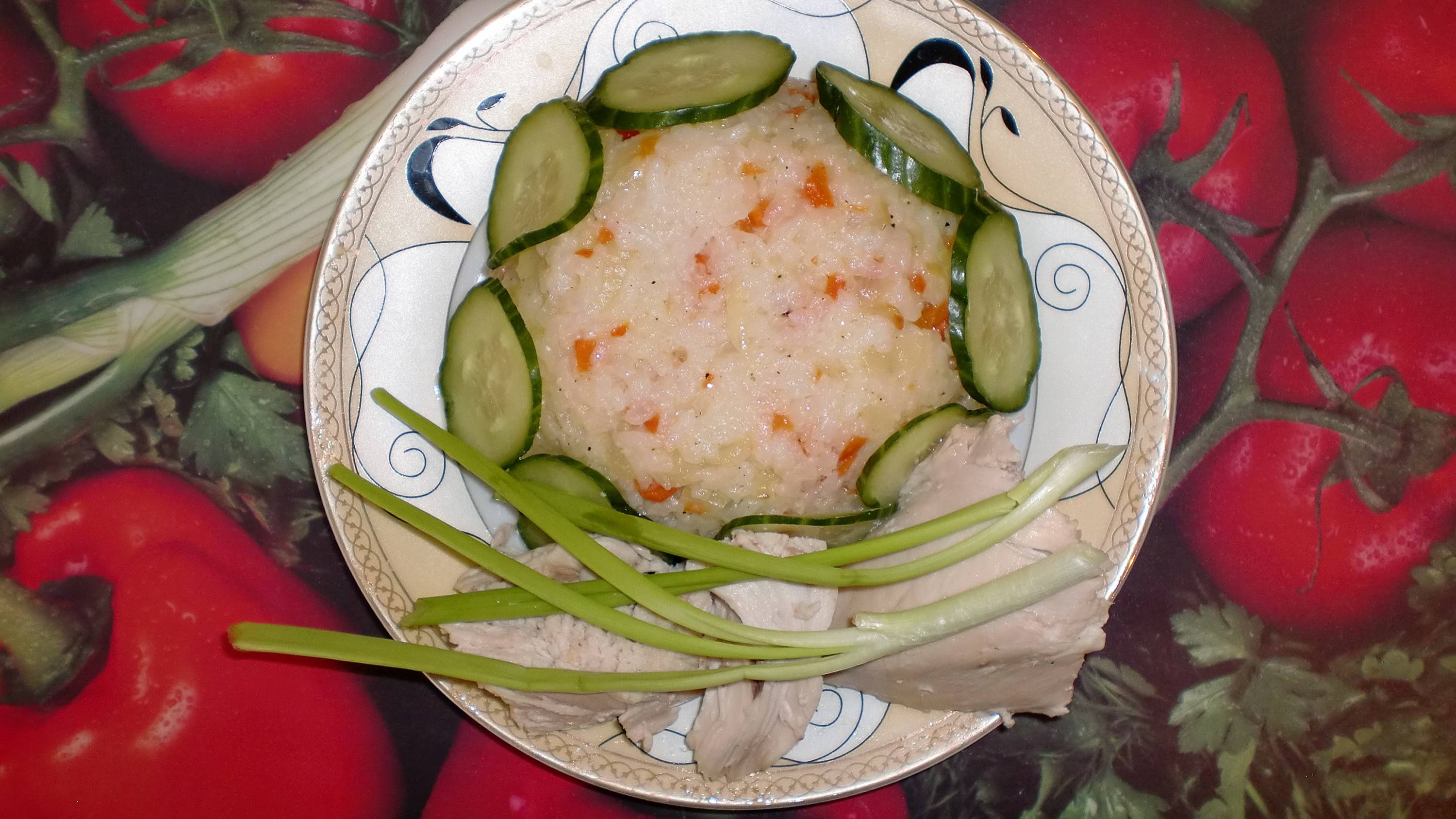 Курица по китайски с рисом