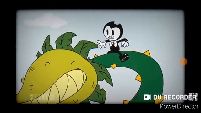 Cuphead vs bendy(в треш озвучке)))