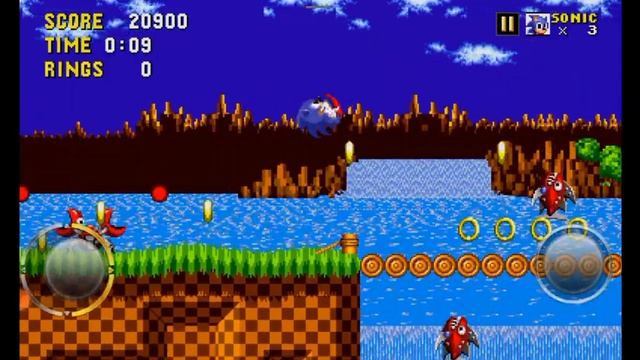 Sonic 1   (SEGA 1991) Прохождение.