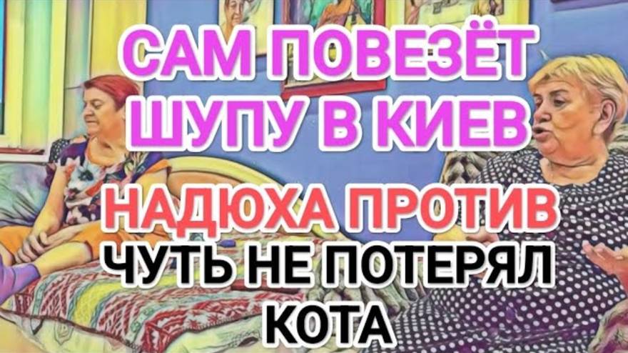 Самвел Адамян САМ ПОВЕЗУ МАМКУ В КИЕВ  НАДЮХА ПРОТИВ  ЧУТЬ НЕ ПОТЕРЯЛ КОТА