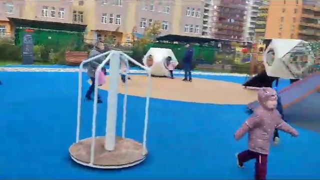 Открытие детской площадки с элементами Монтессори