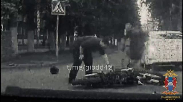 ДТП с питбайком