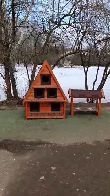 Домики для котиков и уток)