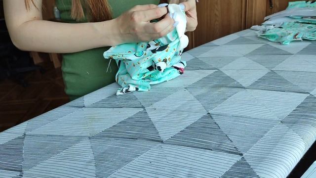 🌸🐼Шью трикотажный костюм для дочки🐼🌸по выкройкам