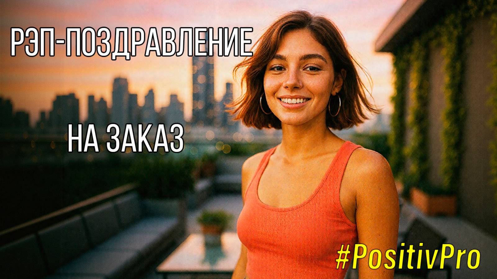Рэп-поздравление для Вероники | Песни на заказ | #PositivPro | автор Алексей Батонов (с)