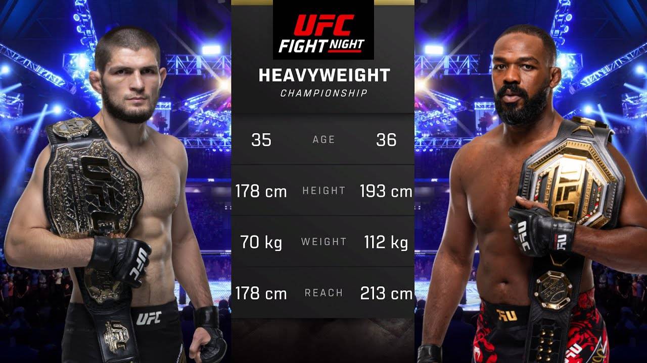 Хабиб Нурмагомедов против Джона Джонса Полный бой - UFC 5