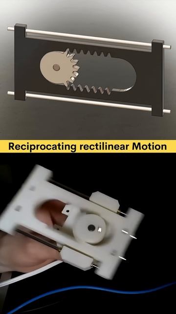 Reciprocating rectilinear motion ⚒️ New Mechanical Principle ✅ #cad #mechanism #3ddesign #solidworks