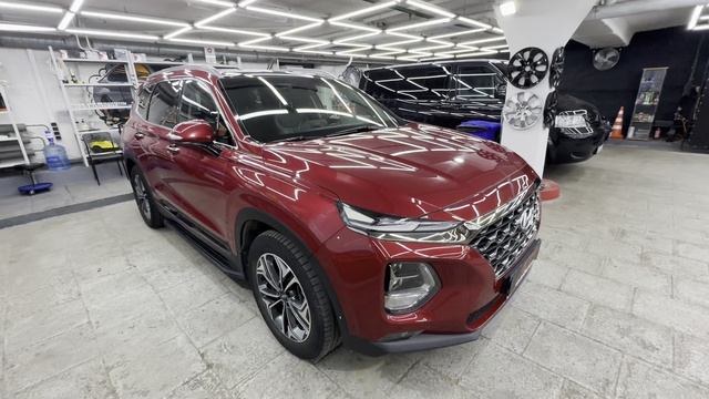 Hyundai Santa Fe
Антихром. Шумоизоляция. 
Подкапотка.