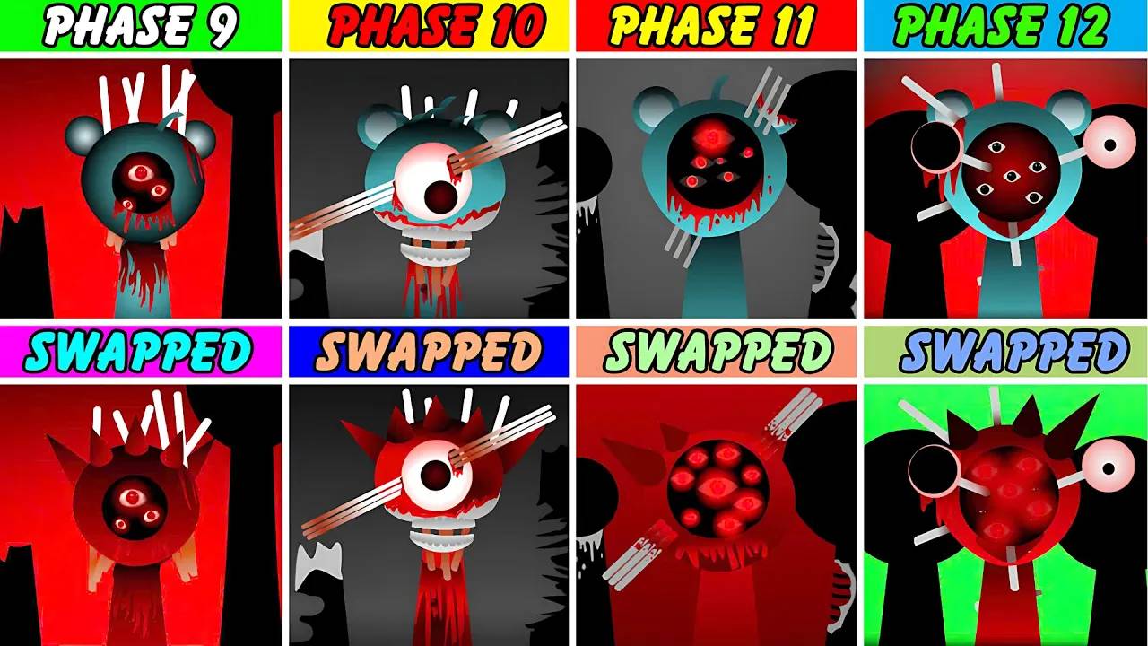 Incredibox Sprunki_ Фаза 9, Но Поменялся местами с Фазой 10, Но Поменялся местами с Фазой 11