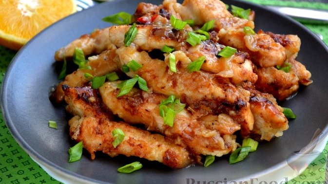 🍗 Куриное филе в цитрусовом соусе