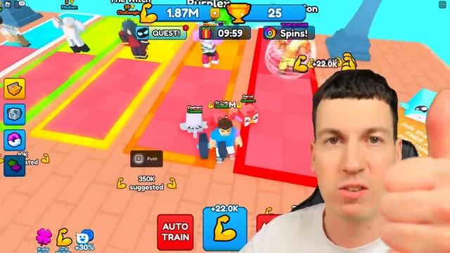 ВЛАДУС ( VLADUS ) -😈 ТОЛКНИ ДРУГА и ПОЛУЧИ $100.000 в ROBLOX ! ВЛАДУС