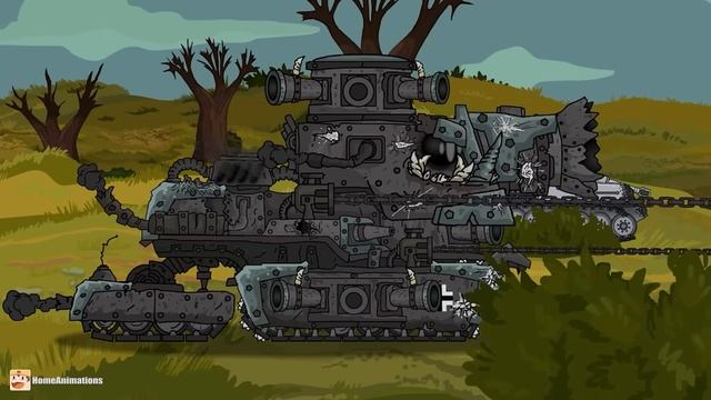 HomeAnimations – Мультики про танки  МУСОРЩИК - СИЛЬНЫЙ МОНСТР ! но я должен ПОБЕДИТЬ !
