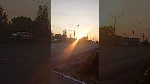 Вечером красота Домодедово