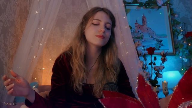 Yarify ASMR. Близкий шёпот, звуки рта, движения рук, пение тихим голосом