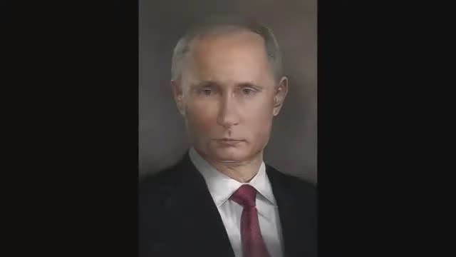 Vladimir Putin ►  speed painting У меня теневой бан 15 лет из-за этого портрета на Ютубе.