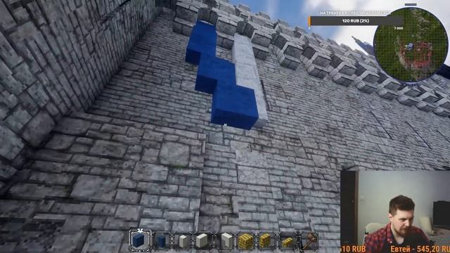 Замок ордена паладинов | День 4 | Let's build a castle | Conquest reforged