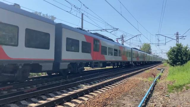 Электропоезд ЭС1П-034 «10-вагонная Ласточка» ст.Голицыно