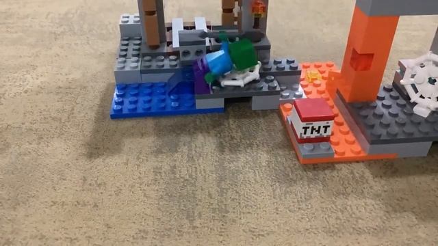 Майнкрафт. Приключение зомбика. Прогулка. Minecraft. Lego. Ле?