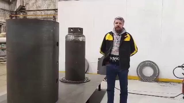 Первый этап сборки жаротрубного котла