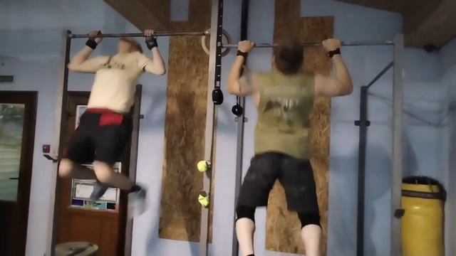Кайдзен CrossFit. Рывки гантели и подтягивания.